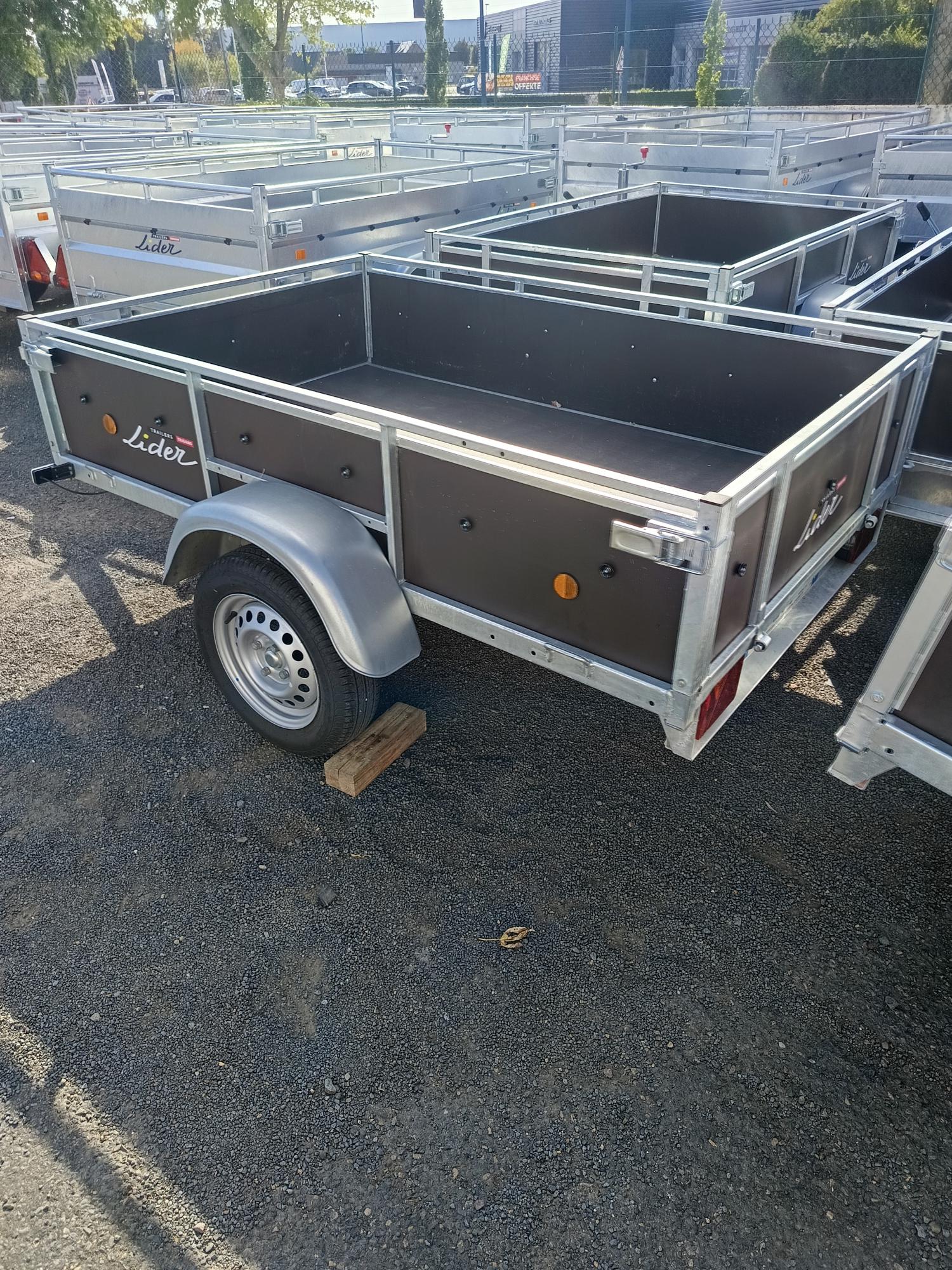 REMORQUE LIDER COTE BOIS 750Kg